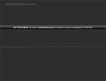 Tablet Screenshot of livefootballnow.com